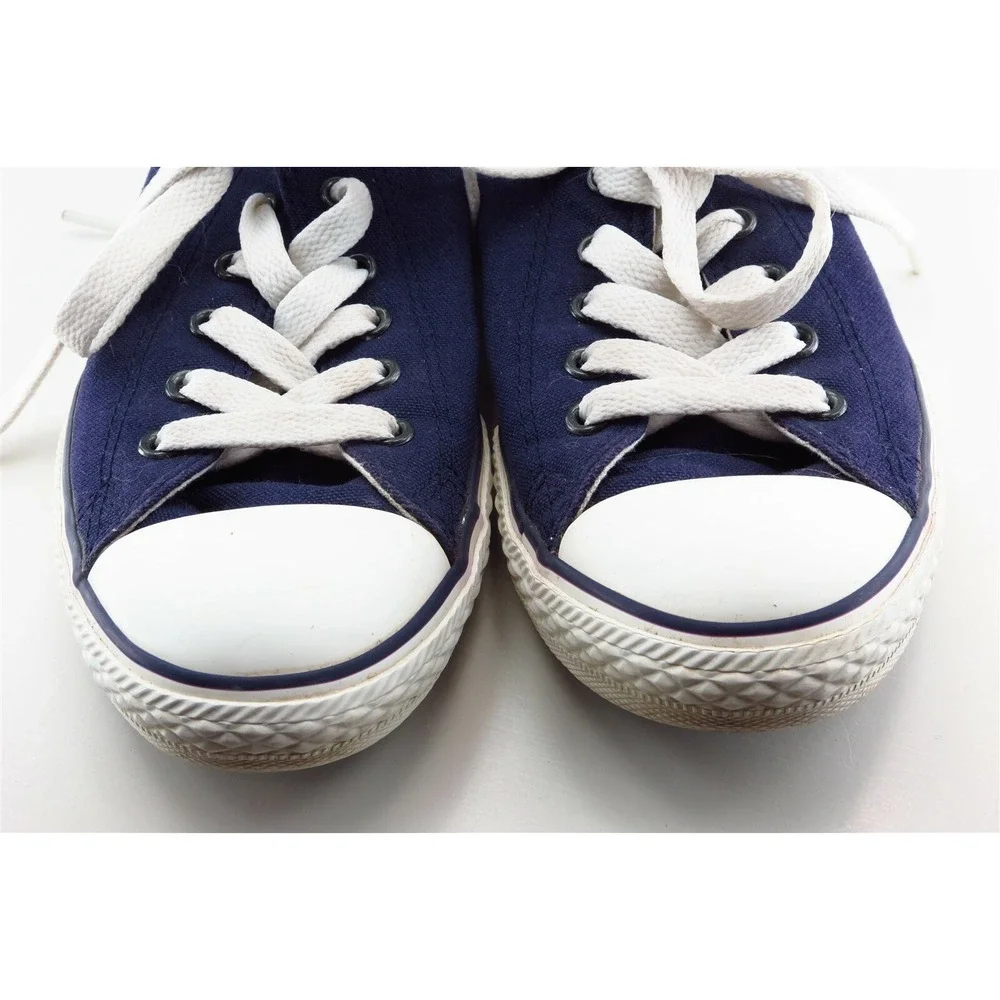 Converse Girls' All Star‎ Low Top Shoes Size 6 Purple Fabric Casual Sneaker